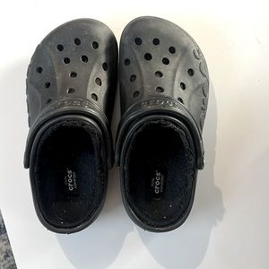 Fuzzy Crocs.